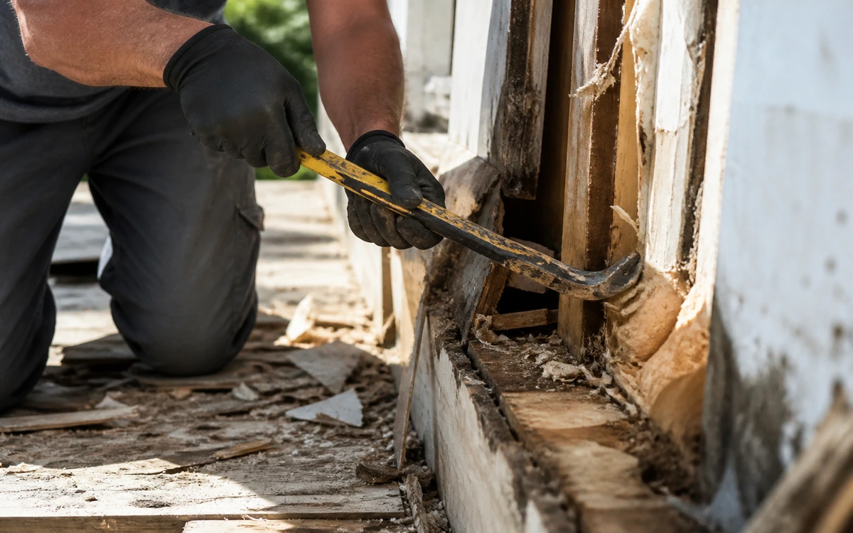 Mobile home demolition and removal contractor